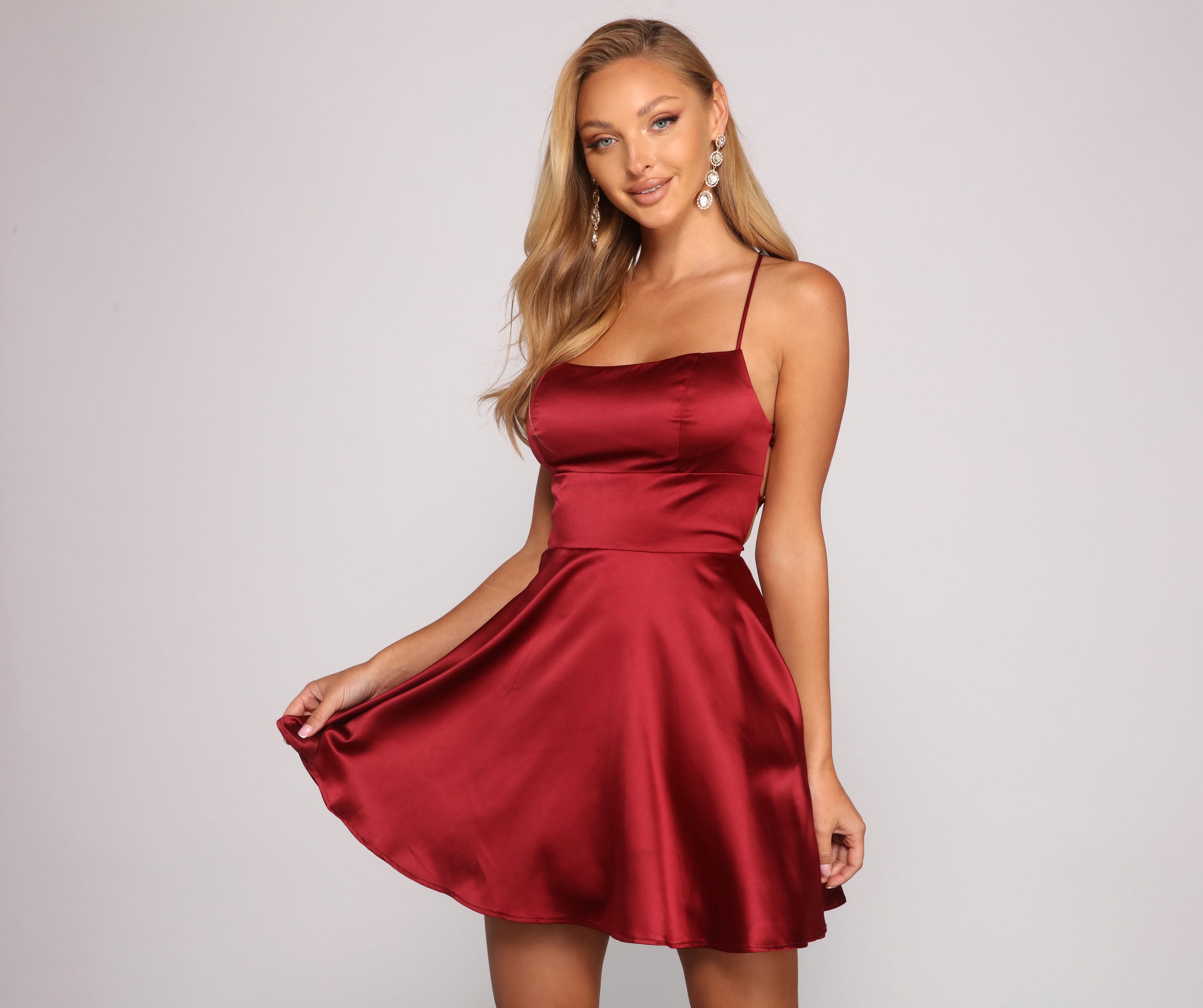 Sonya Satin Dress