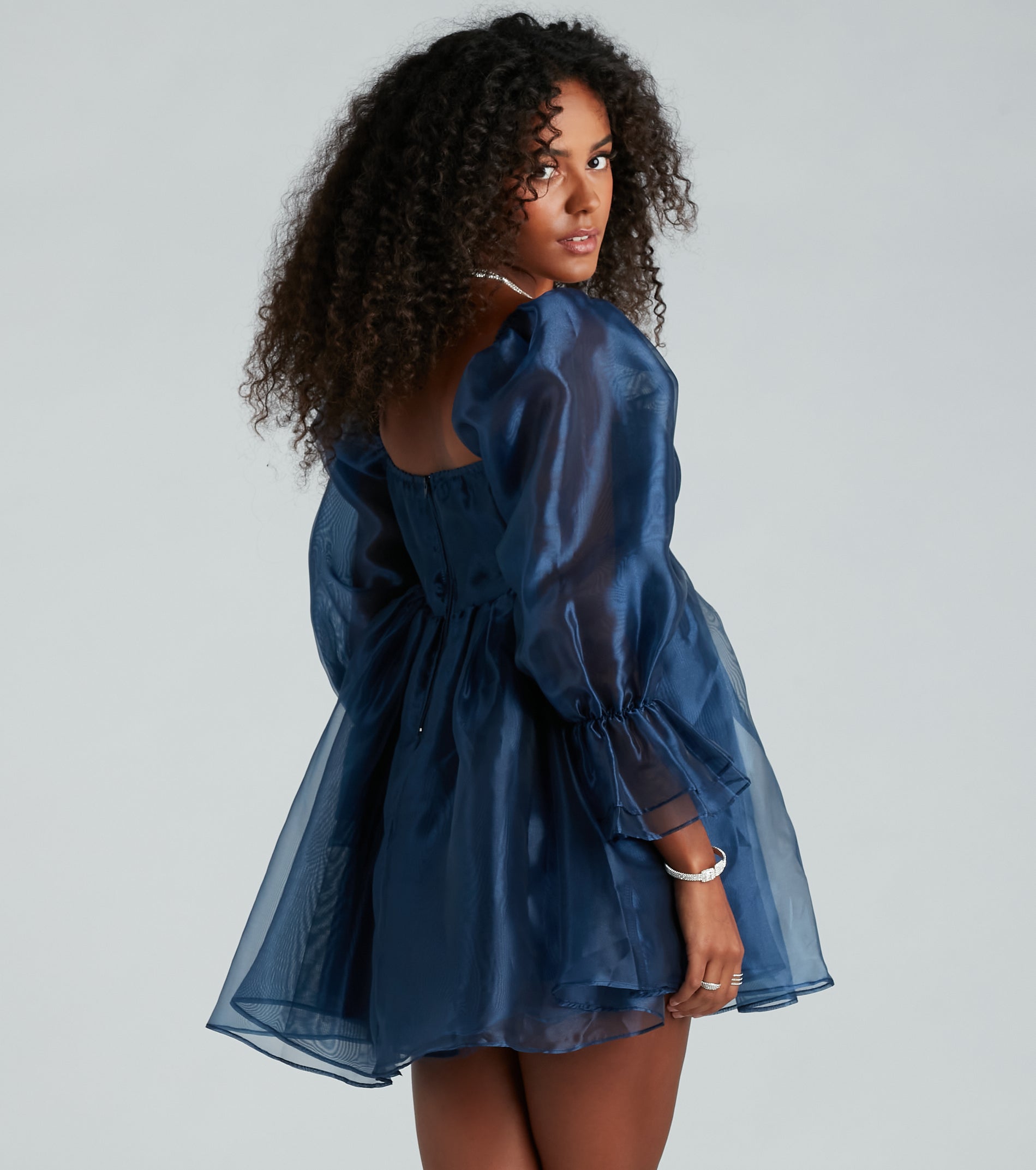 Lacinda Long Sleeve A-Line Party Dress is a gorgeous pick as your 2024 prom dress or formal gown for wedding guests, spring bridesmaids, or army ball attire!