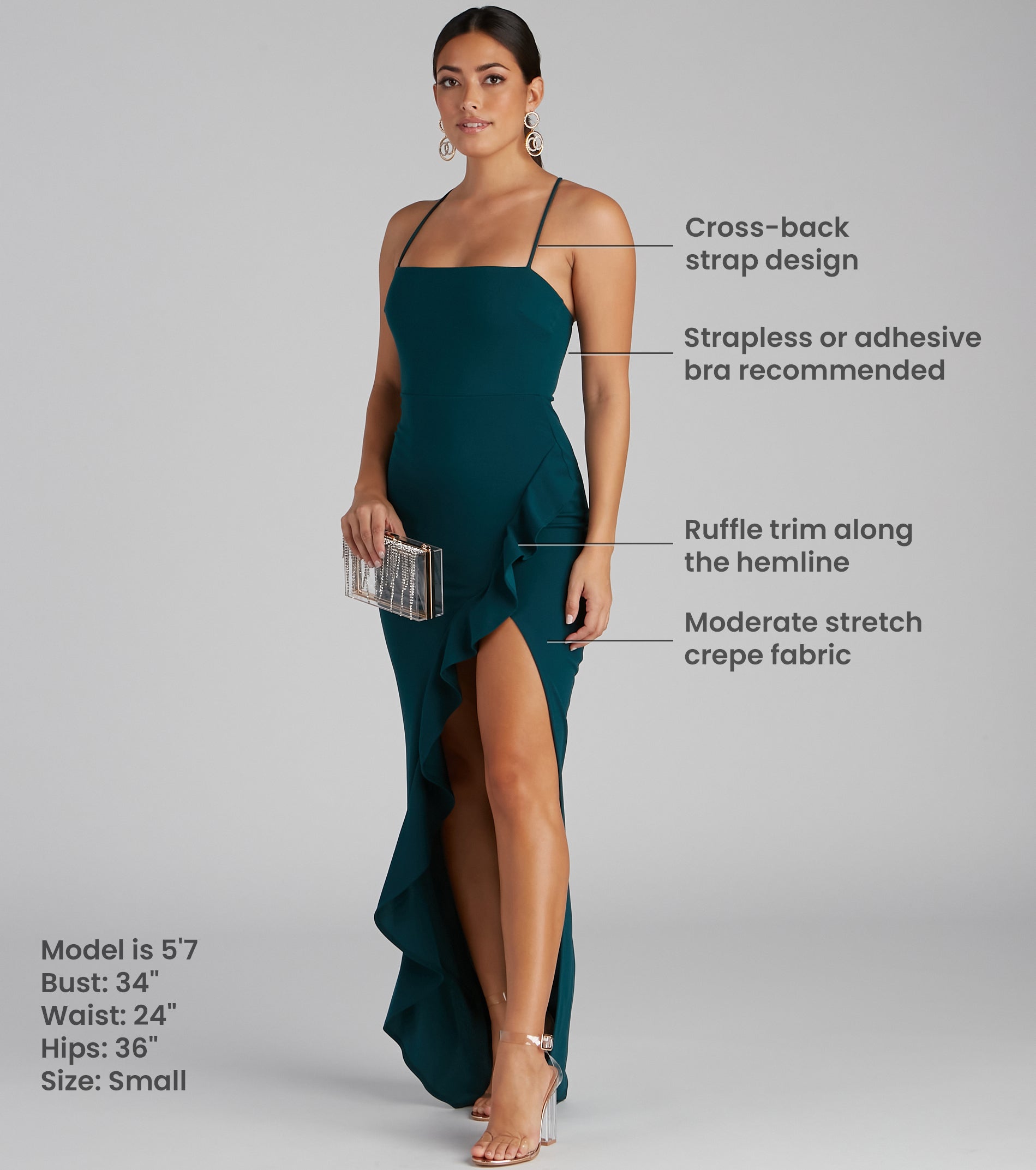 Whether it's the color or silhouette of the Tiffany Sleeveless High Slit Formal Dress, this bridesmaid dress is a gorgeous pick for a maid-of-honor or to create a bridal party look ready to celebrate!