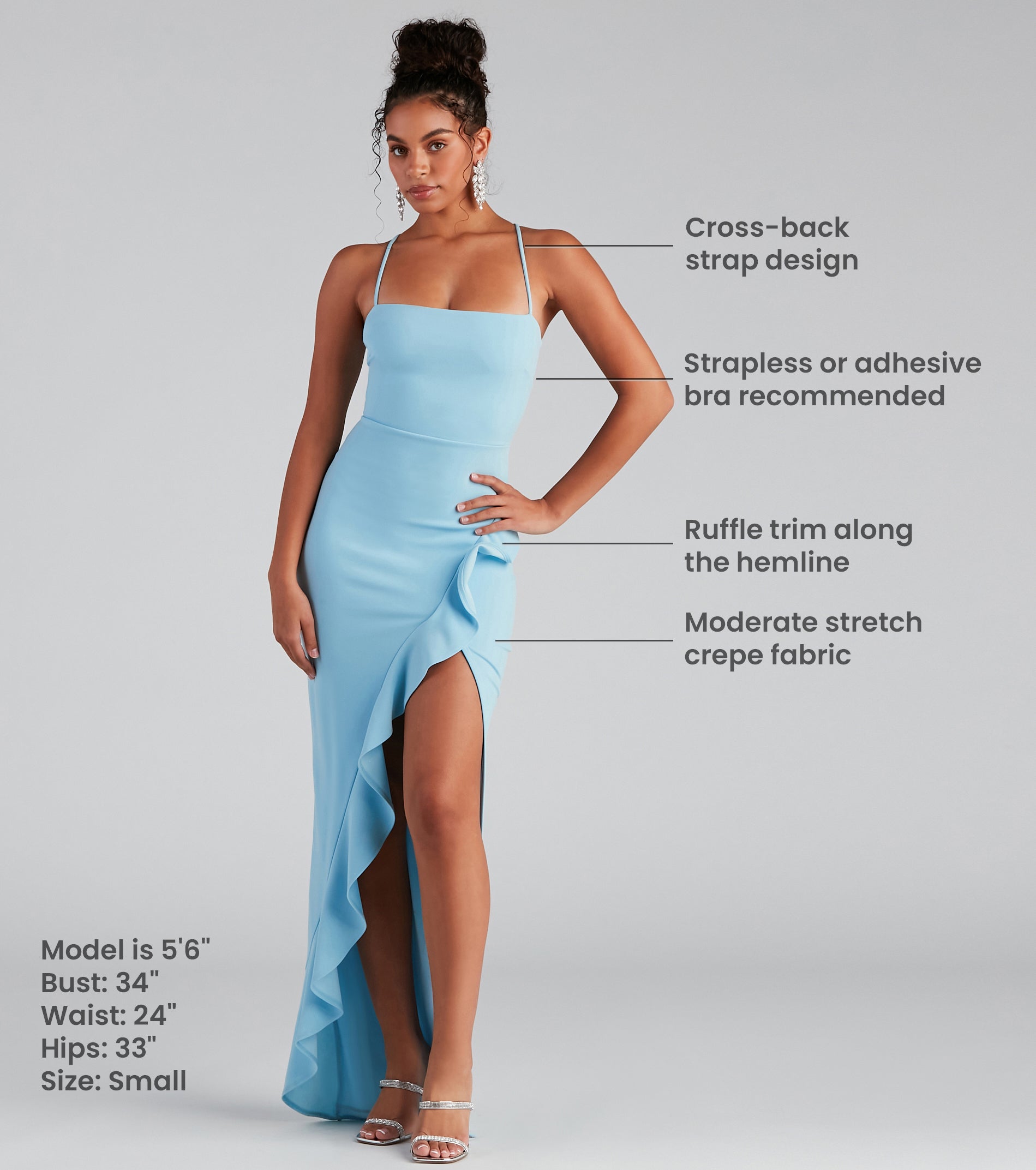 Whether it's the color or silhouette of the Tiffany Sleeveless High Slit Formal Dress, this bridesmaid dress is a gorgeous pick for a maid-of-honor or to create a bridal party look ready to celebrate!