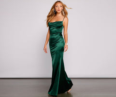 Whether it's the color or silhouette of the Nahla Formal Satin Mermaid Dress, this bridesmaid dress is a gorgeous pick for a maid-of-honor or to create a bridal party look ready to celebrate!