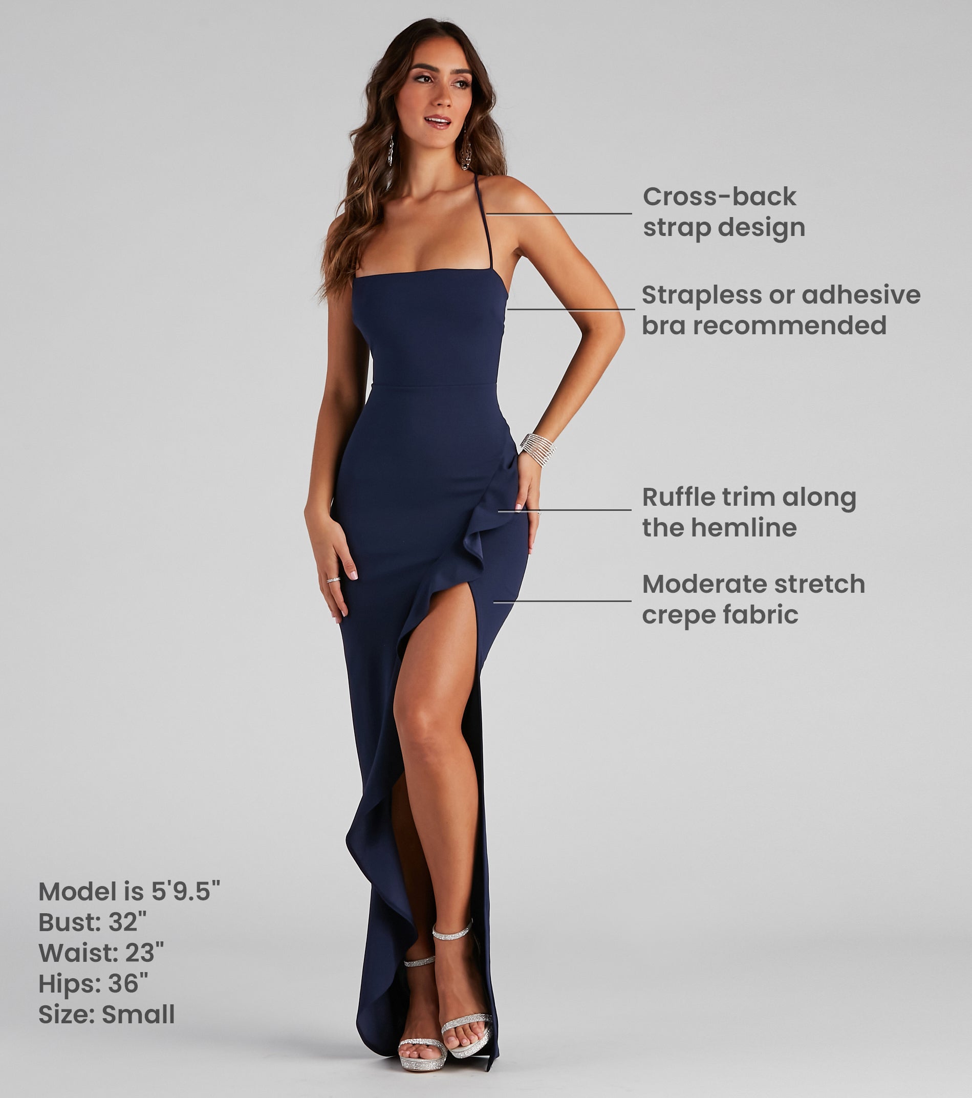 Whether it's the color or silhouette of the Tiffany Sleeveless High Slit Formal Dress, this bridesmaid dress is a gorgeous pick for a maid-of-honor or to create a bridal party look ready to celebrate!