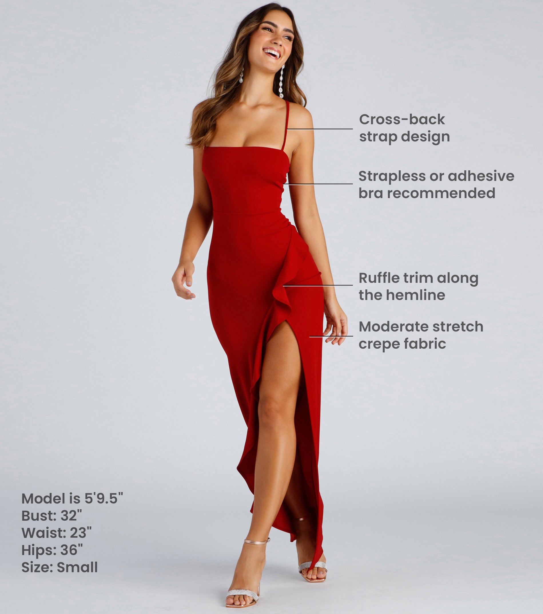 Whether it's the color or silhouette of the Tiffany Sleeveless High Slit Formal Dress, this bridesmaid dress is a gorgeous pick for a maid-of-honor or to create a bridal party look ready to celebrate!