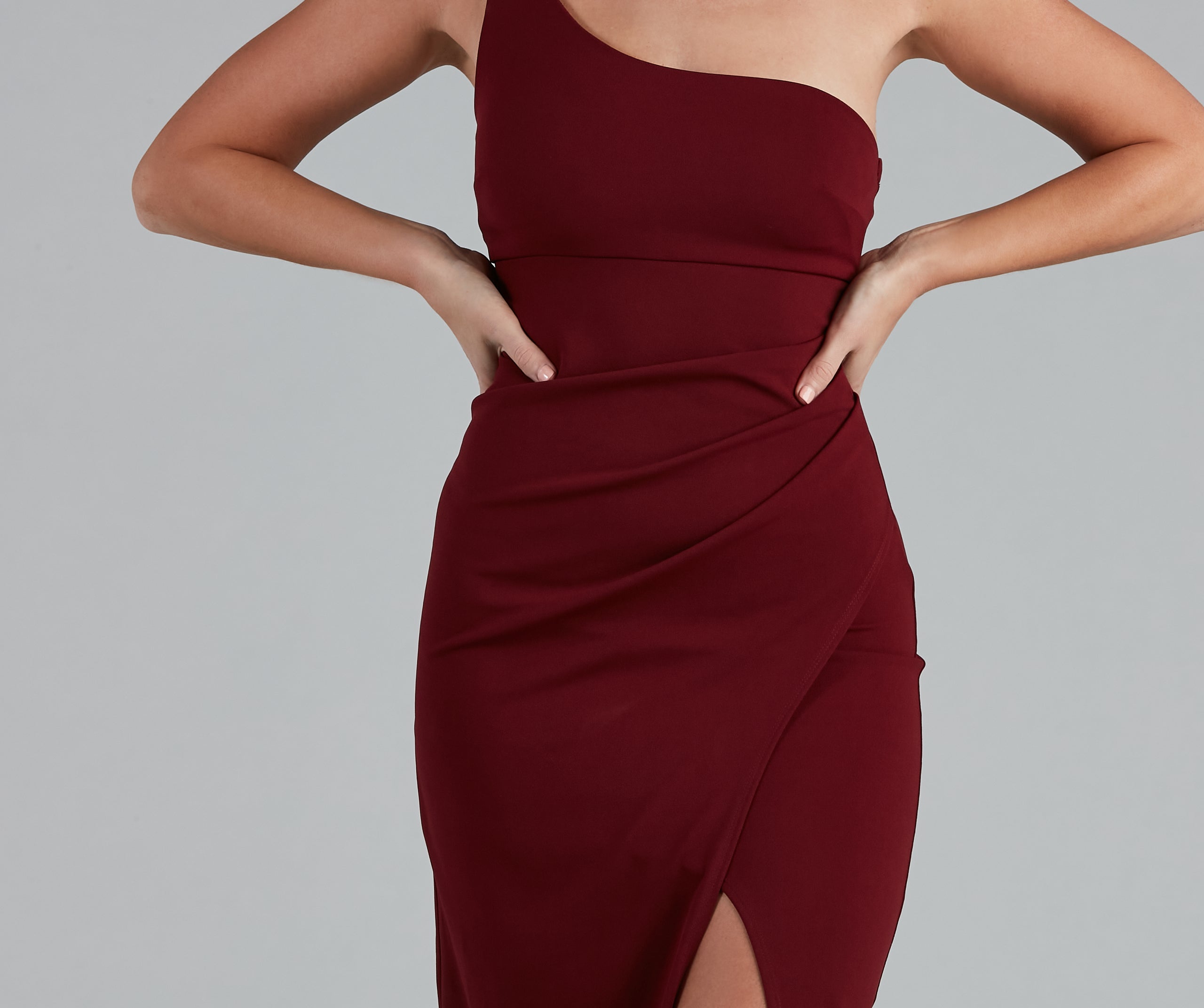 Iris One-Shoulder Crepe Dress creates the perfect summer wedding guest dress or cocktail party dresss with stylish details in the latest trends for 2024!