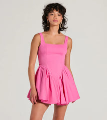 The Stunning Sweetie Open Back Bow Skater Dress is a casual dress for more than special occasions with a fitted or flowy silhouette and accents in the most recent trends!