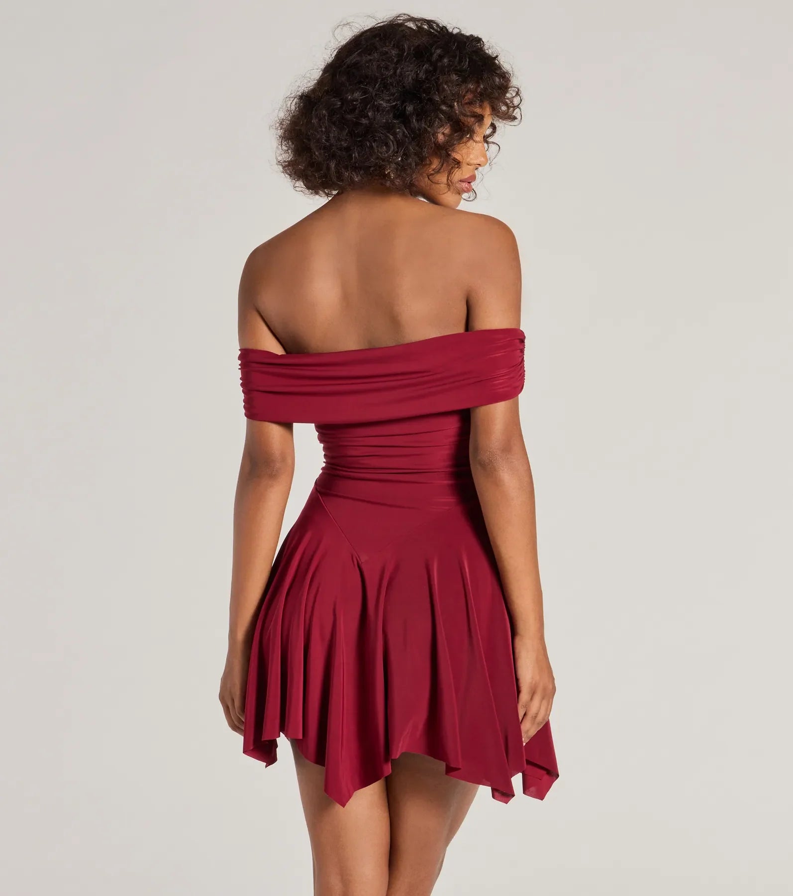 Be With You Off-The-Shoulder Skater Dress