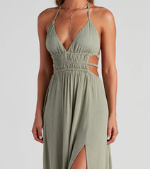 Ready Set Vacay Gauze Maxi Dress