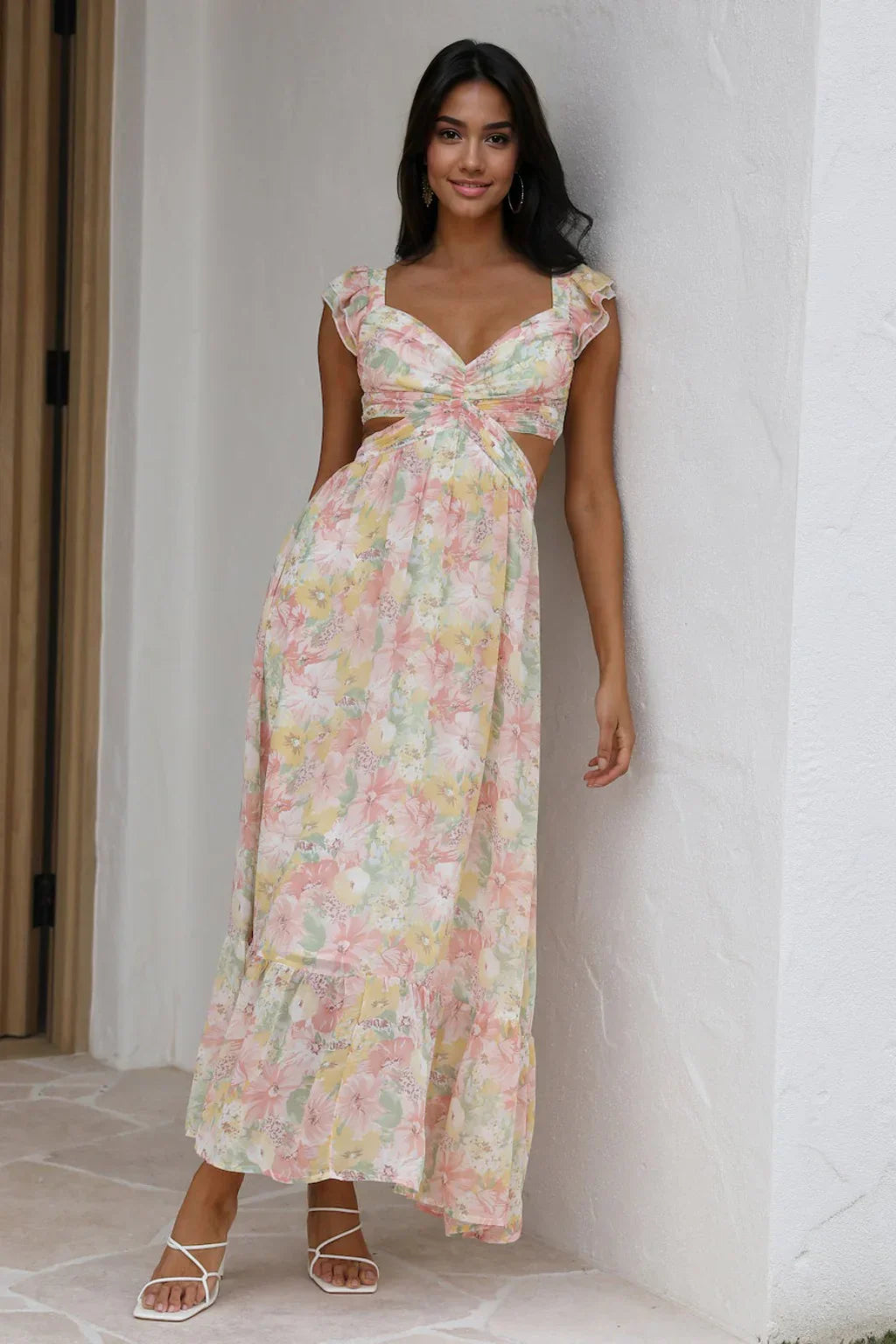 Watching Sunsets Maxi Dress Pink