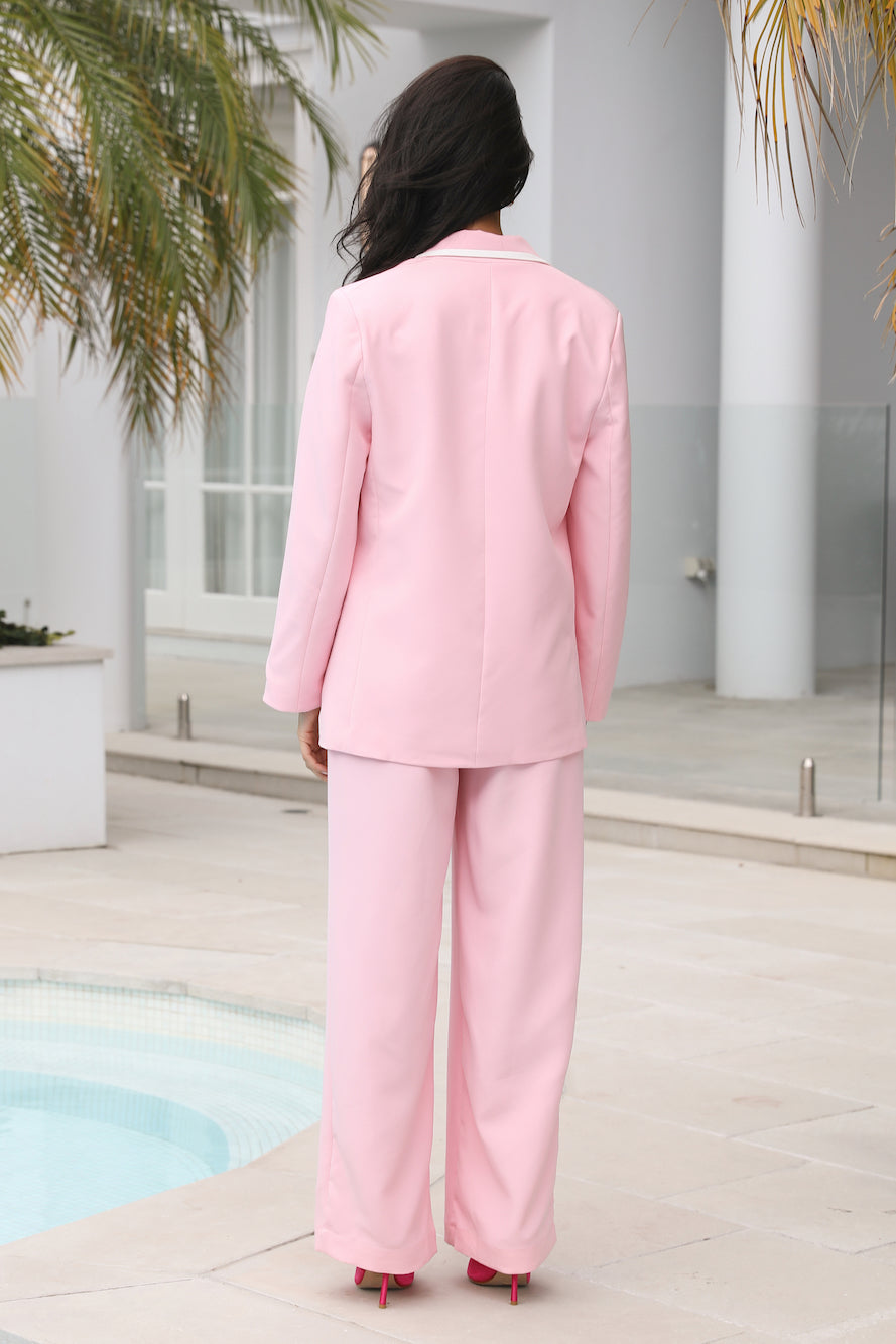 RUNAWAY Francesca Blazer Pink