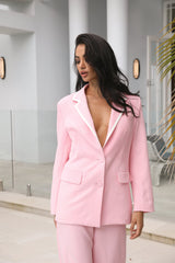 RUNAWAY Francesca Blazer Pink