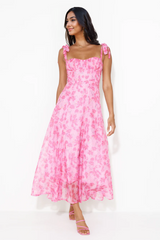 Play Dress Ups Midi Dress Pink