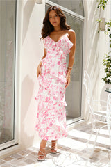 Palm Paradise Maxi Dress Pink