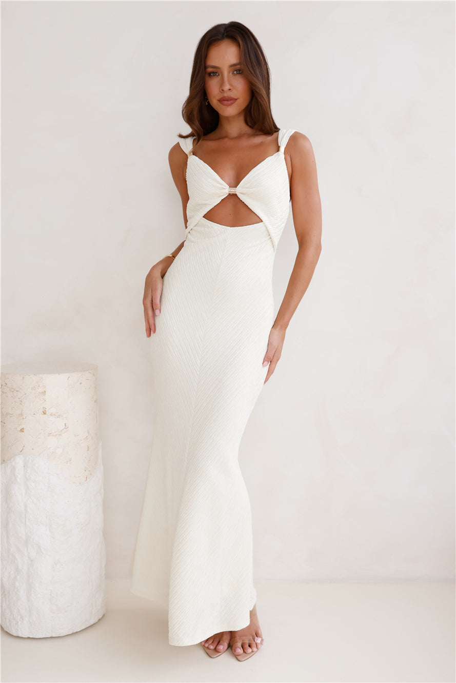 Seychelles Island Maxi Dress Off White