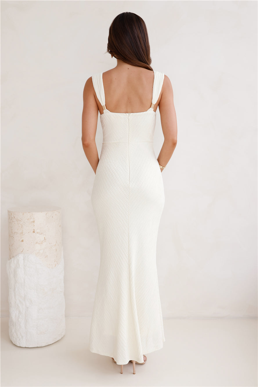 Seychelles Island Maxi Dress Off White