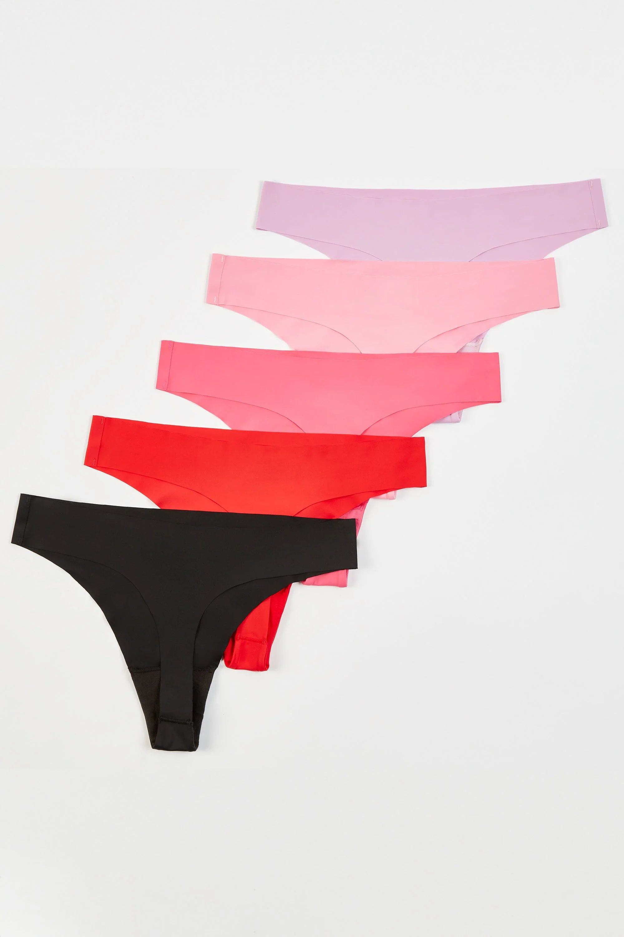 Seamless High Rise Thong Bundle