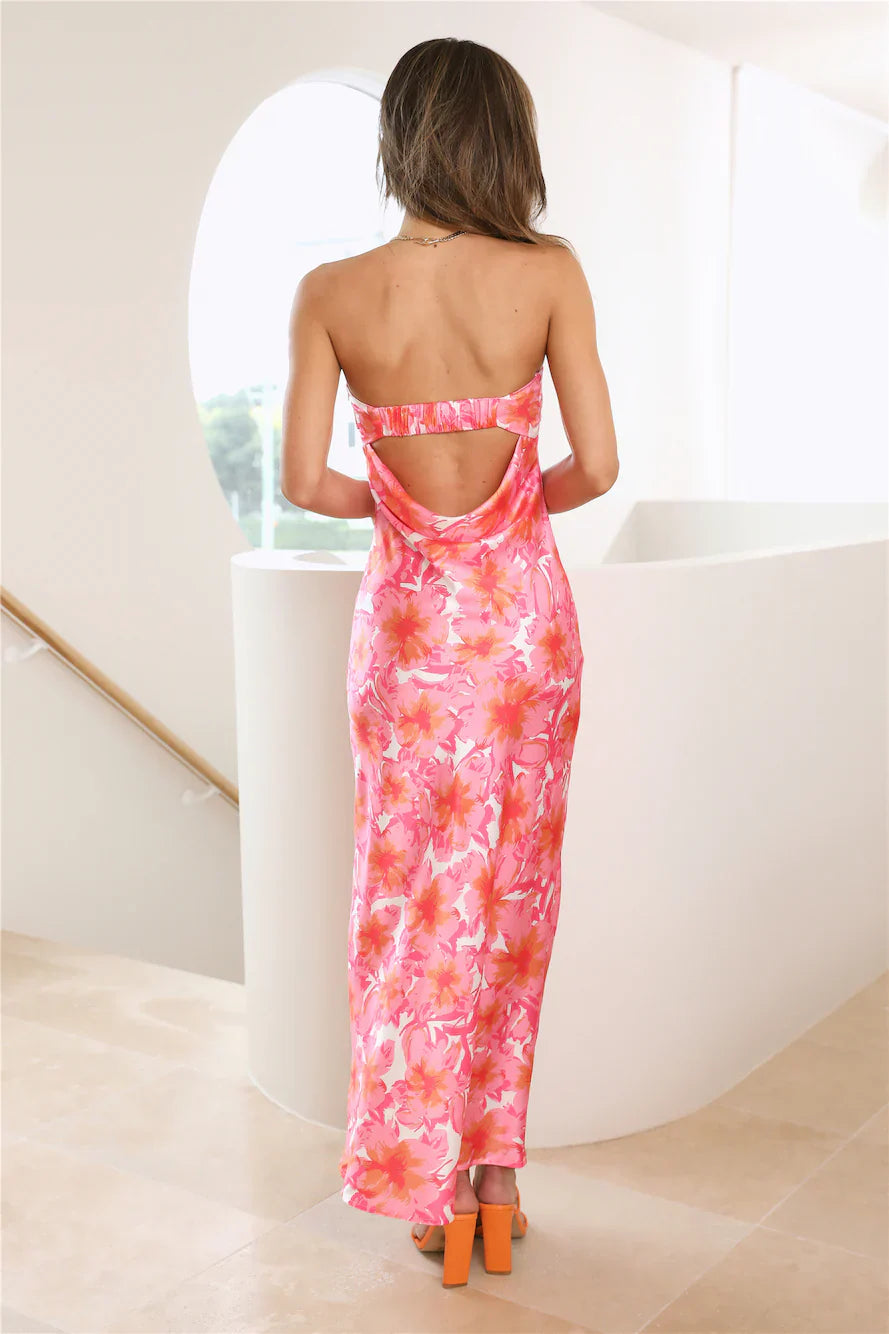 Highway To Heaven Maxi Dress Pink