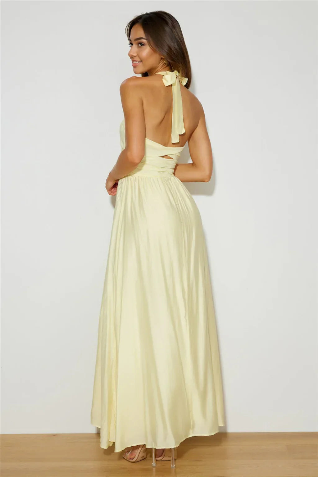 Coconut Island Maxi Dress Yellow