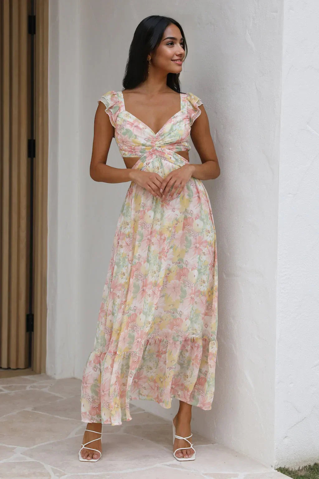 Watching Sunsets Maxi Dress Pink