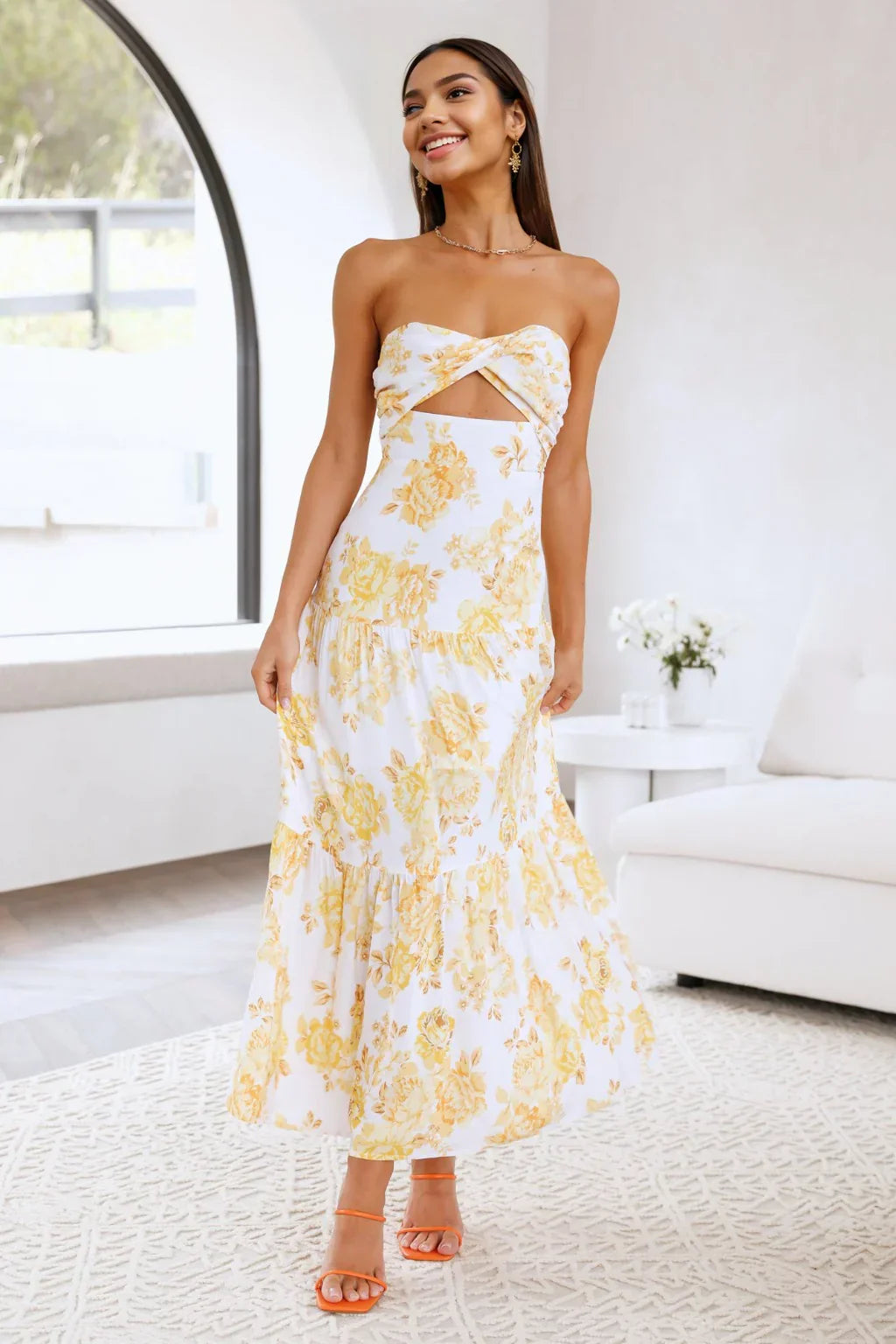 Maxi Dress Yellow