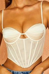 Corset Top in Ivory