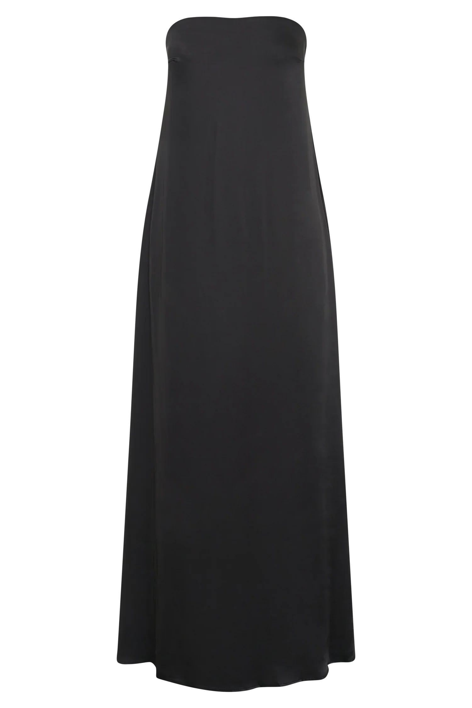 Luisa Strapless Maxi Dress - Black