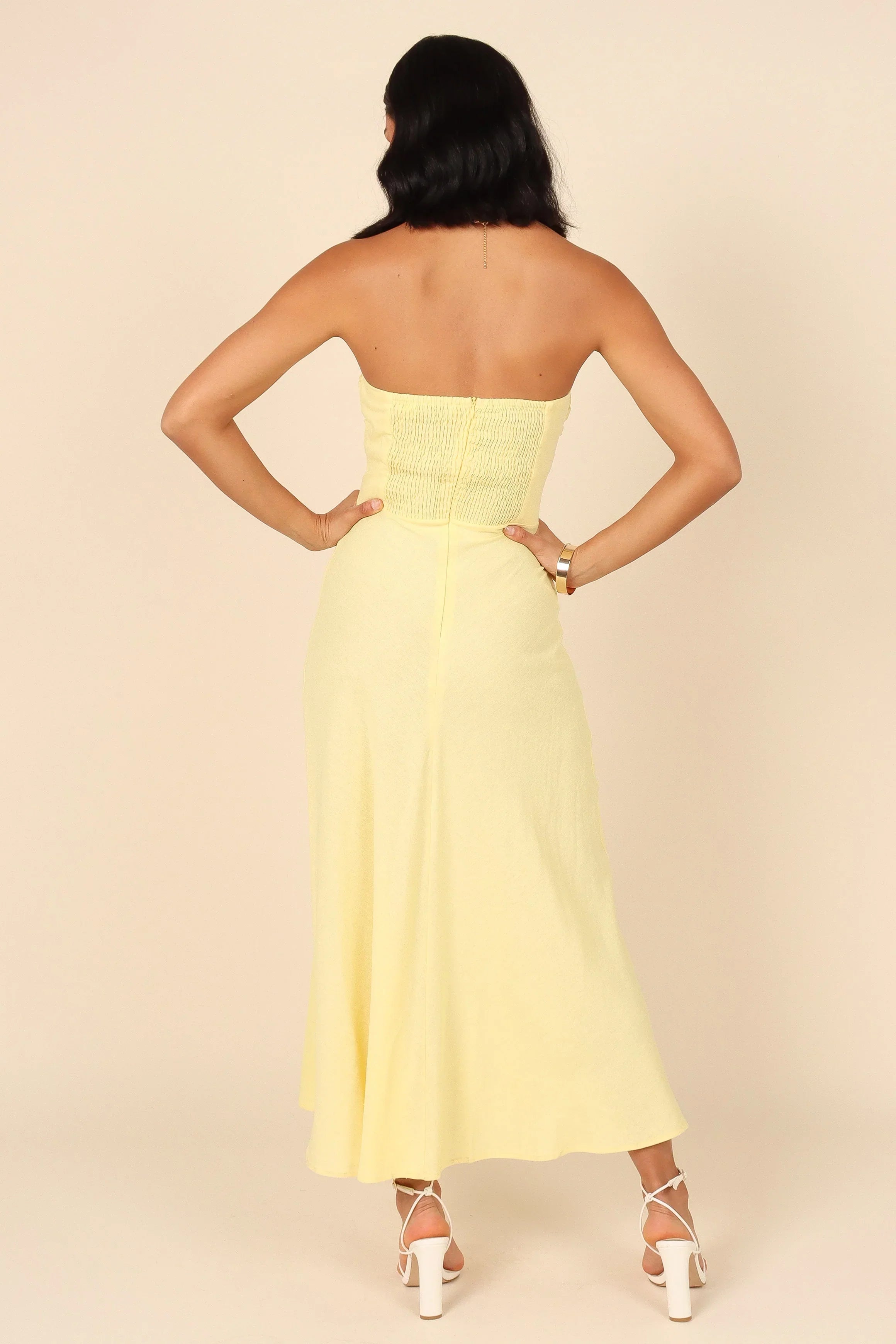 Rosetta Dress - Lemon