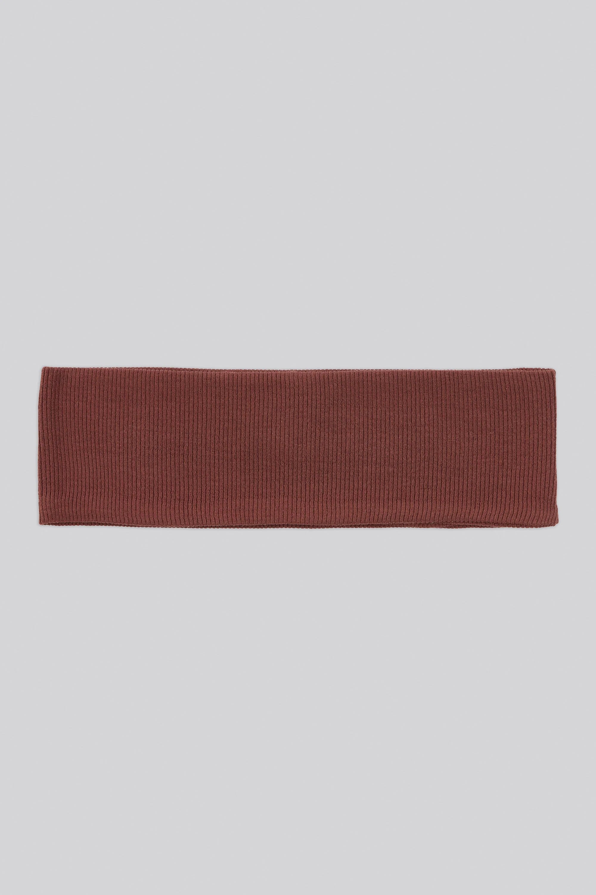 Ribbed Modal Headband in Espresso