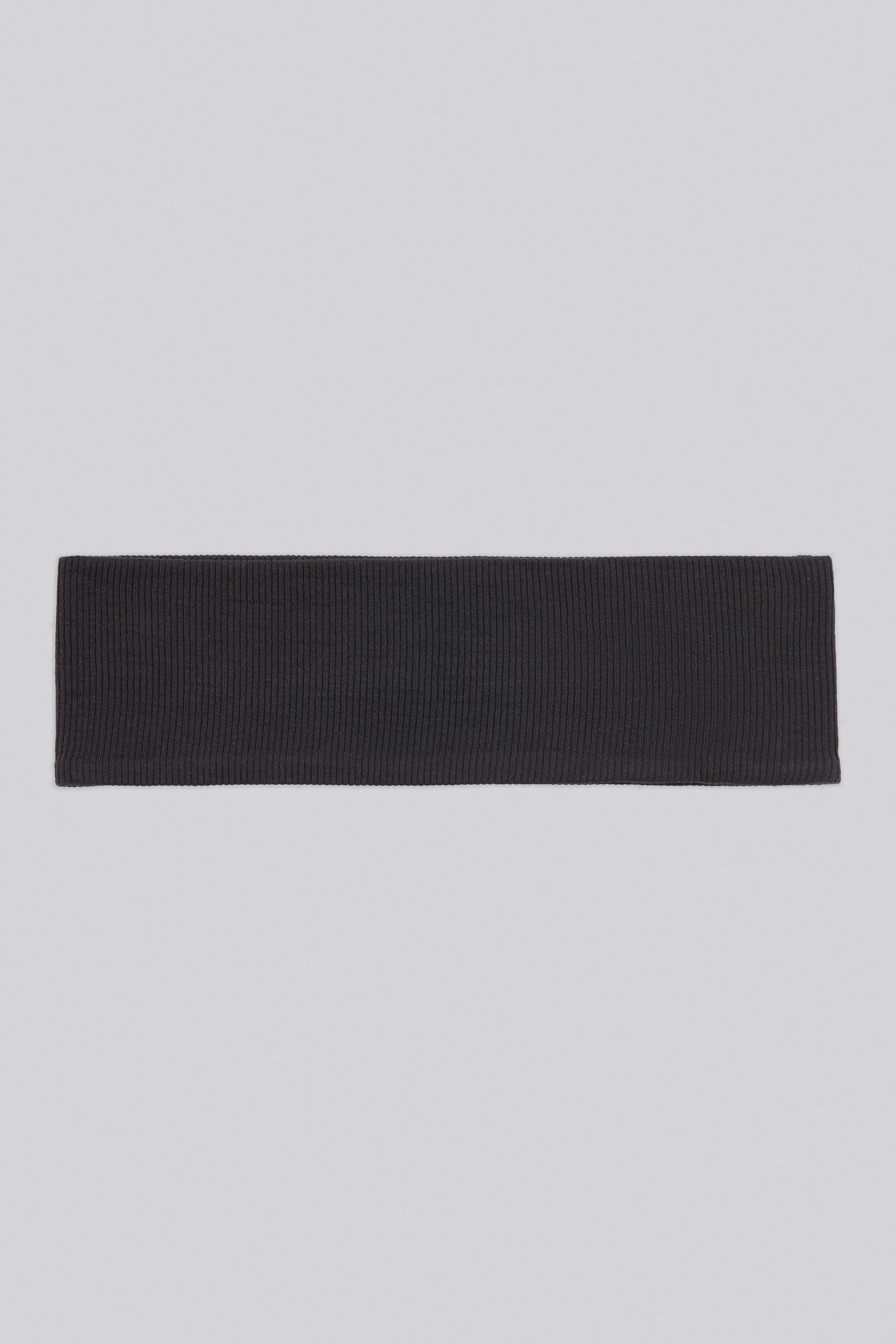 Ribbed Modal Headband in Black