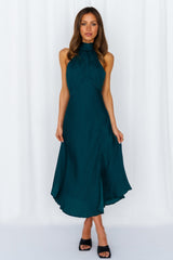 No Tears Here Maxi Dress Forest Green