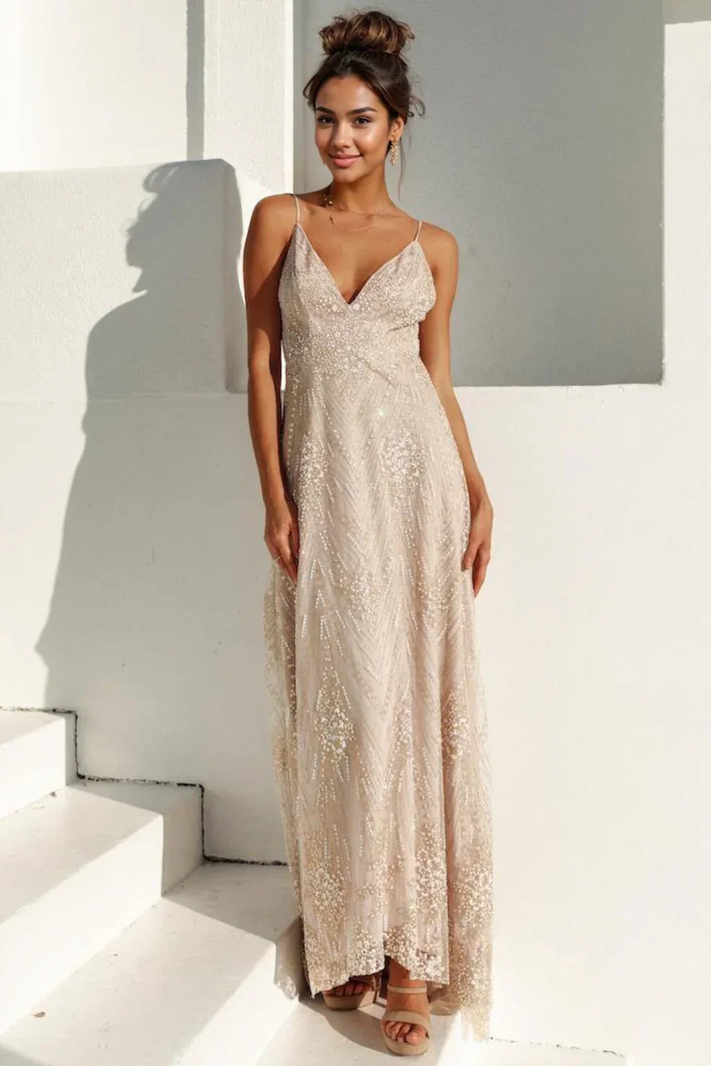 It Will Be Maxi Dress Champagne