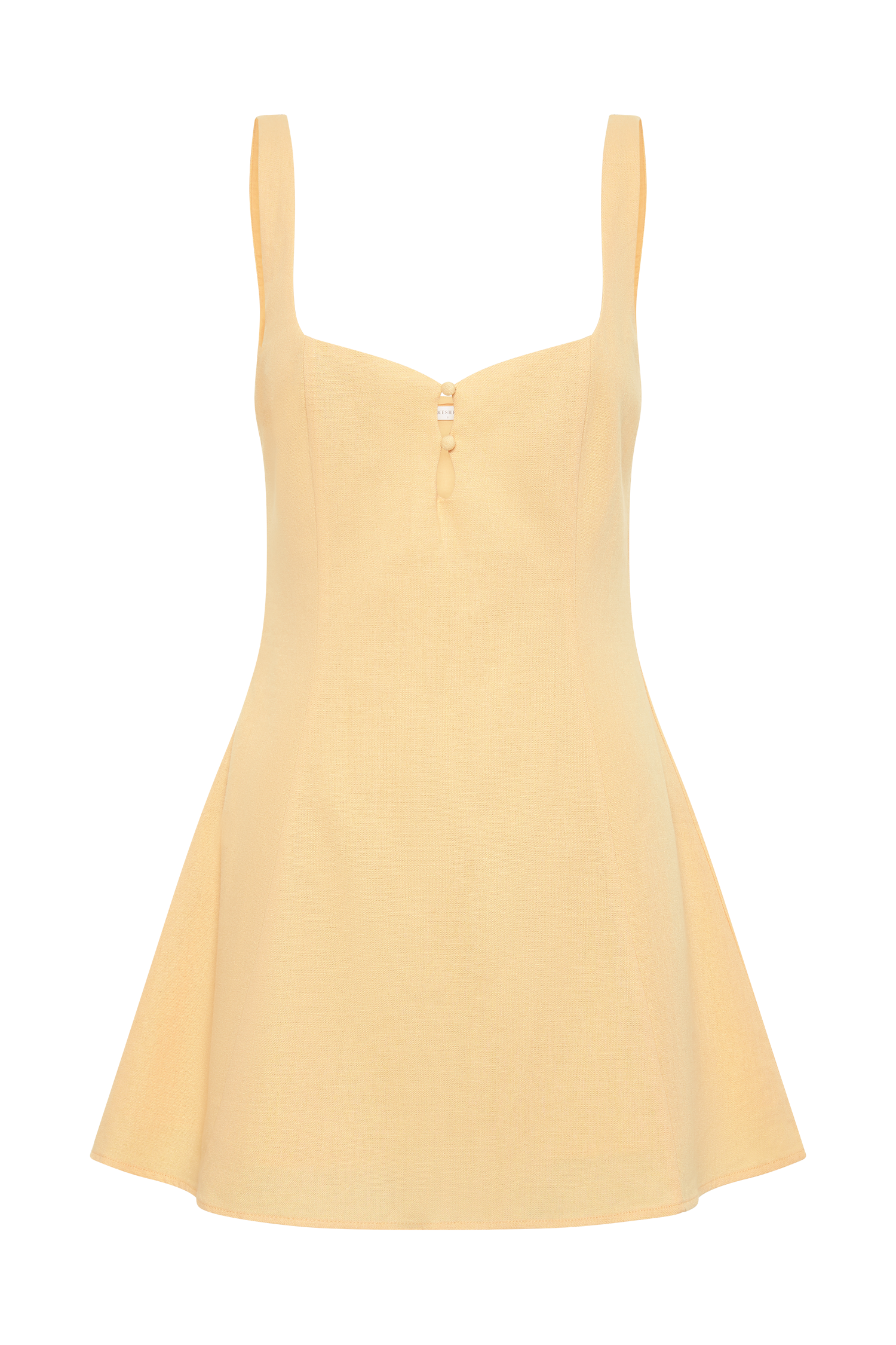 Tandie Linen Flare Mini Dress - Mango