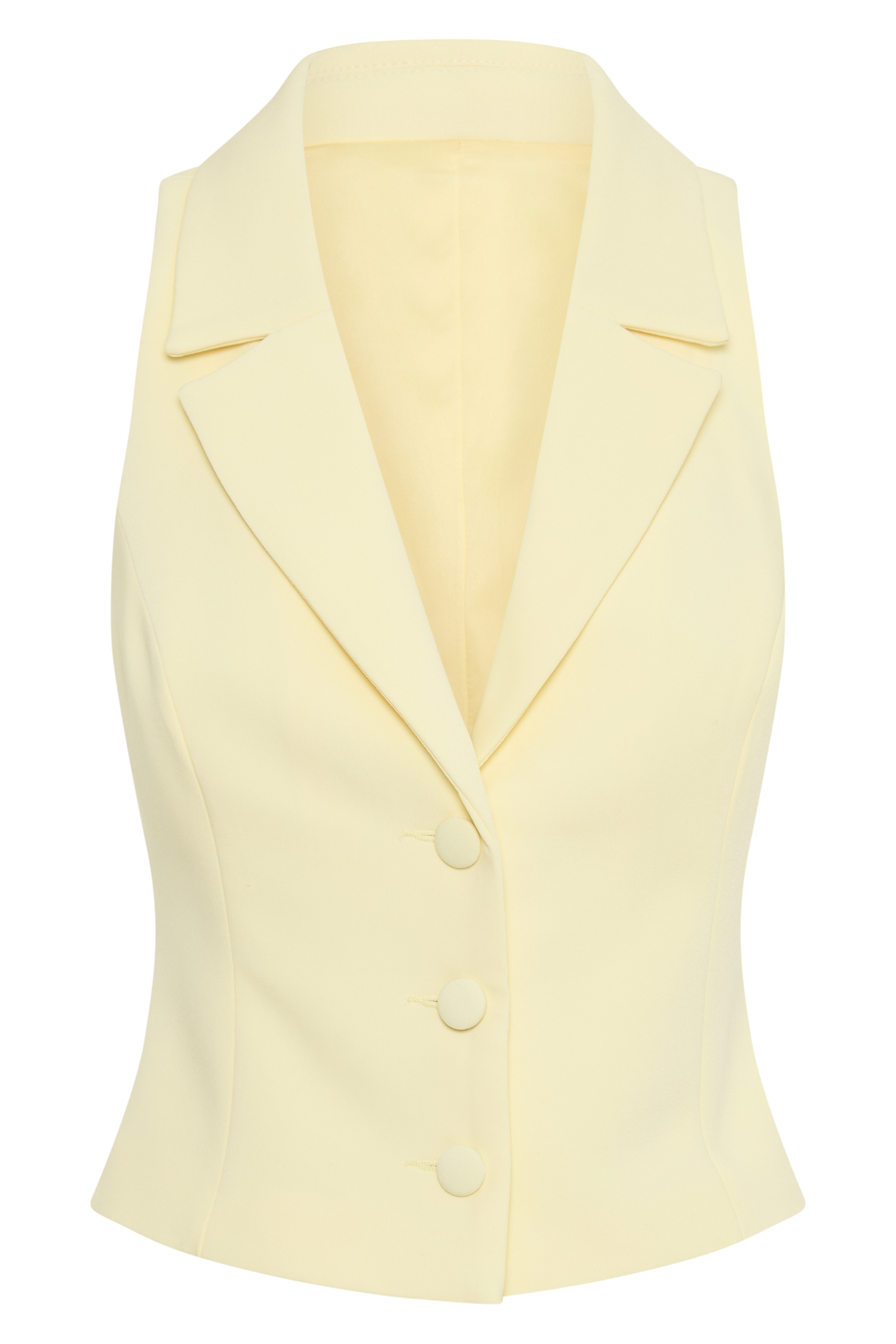 Mura Suiting Vest - Lemon