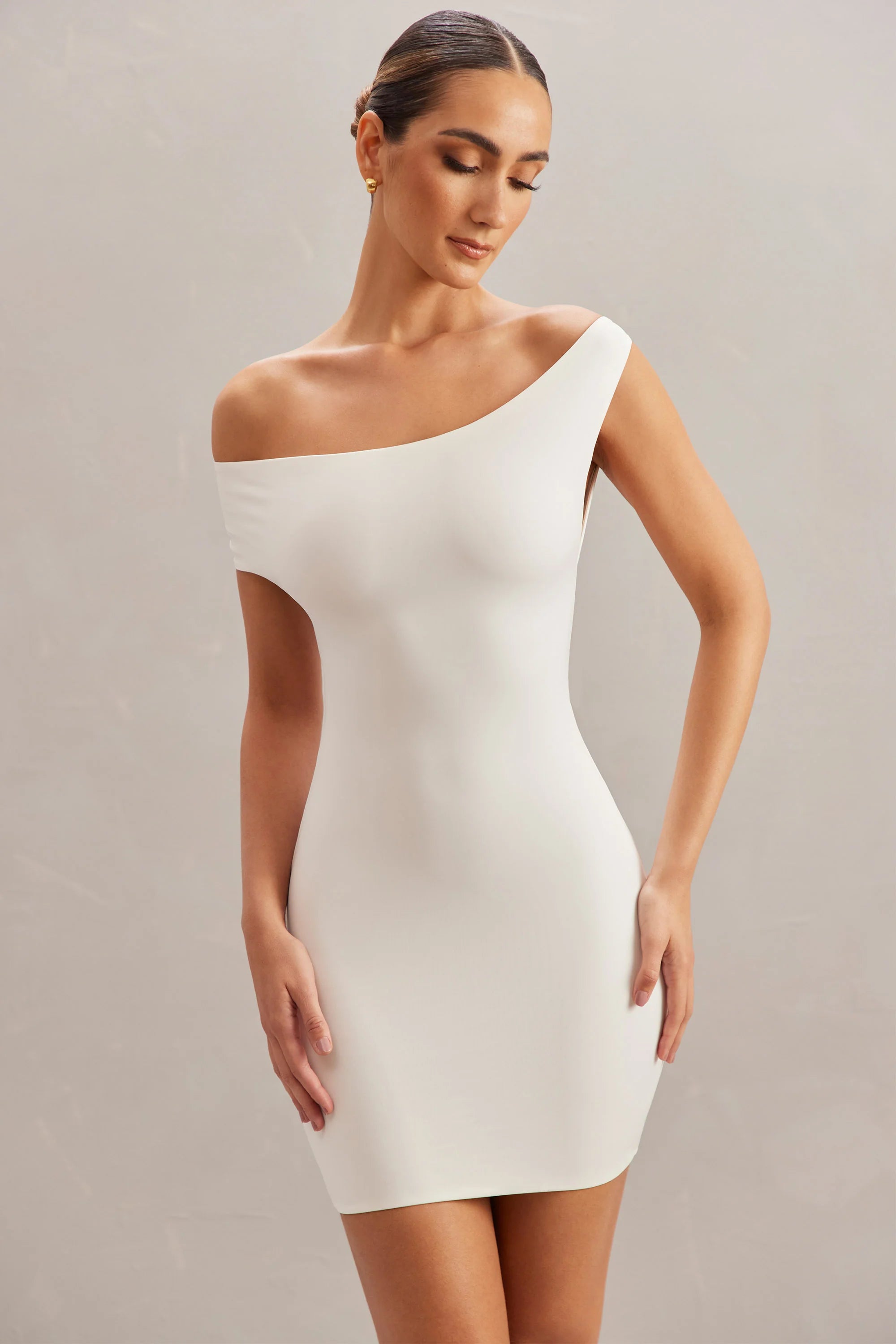 Open Back Mini Dress in Ivory