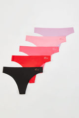 Seamless High Rise Thong Bundle