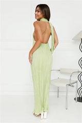 Plisse Perfect Maxi Dress Lime