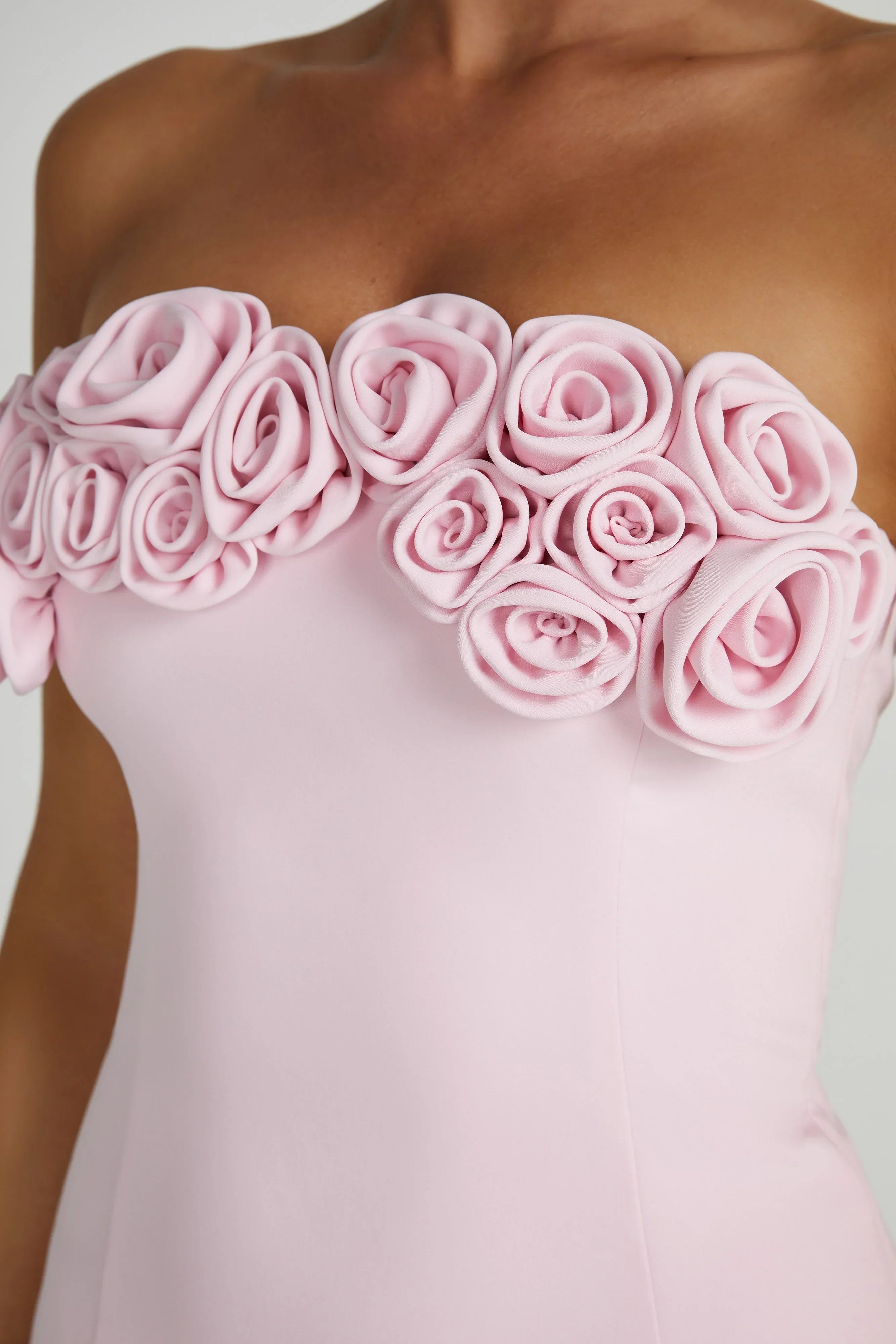 Valentine's Day roses Mini Dress - Blush Pink