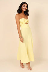 Rosetta Dress - Lemon