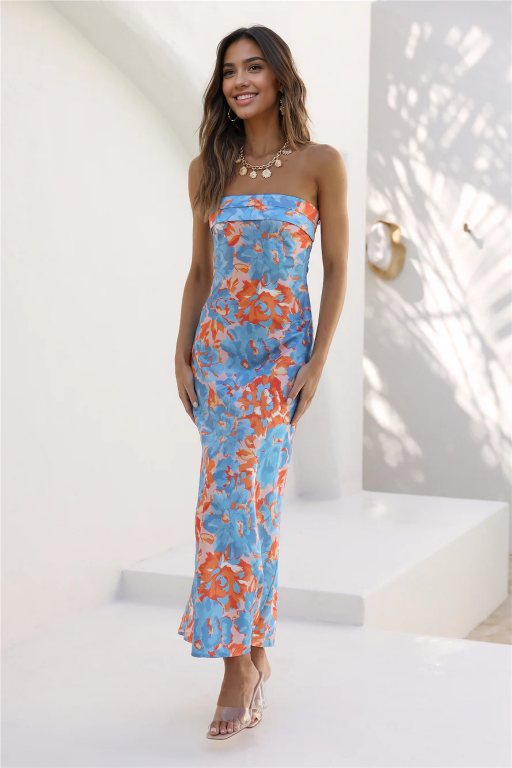 Highway To Heaven Maxi Dress Blue