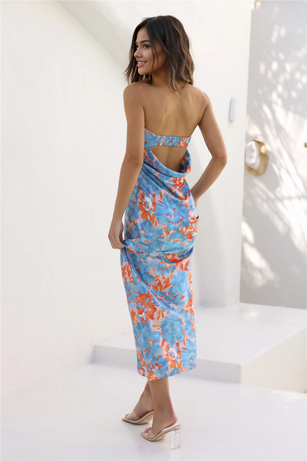 Highway To Heaven Maxi Dress Blue