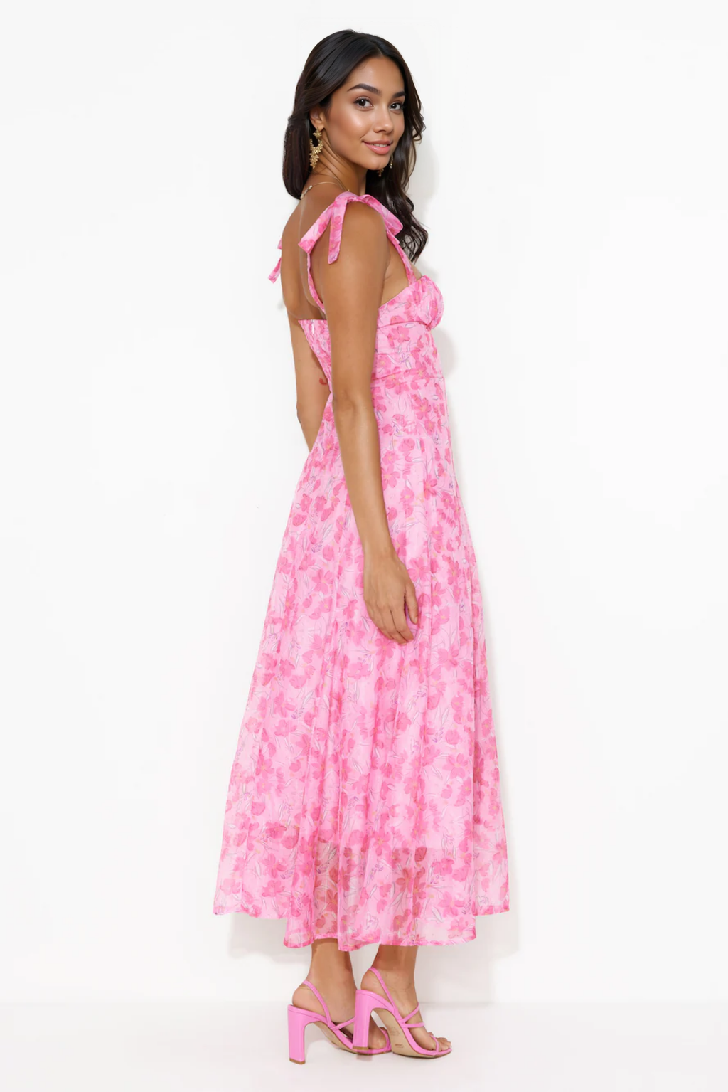 Play Dress Ups Midi Dress Pink