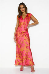 We Have History Maxi Dress Orange