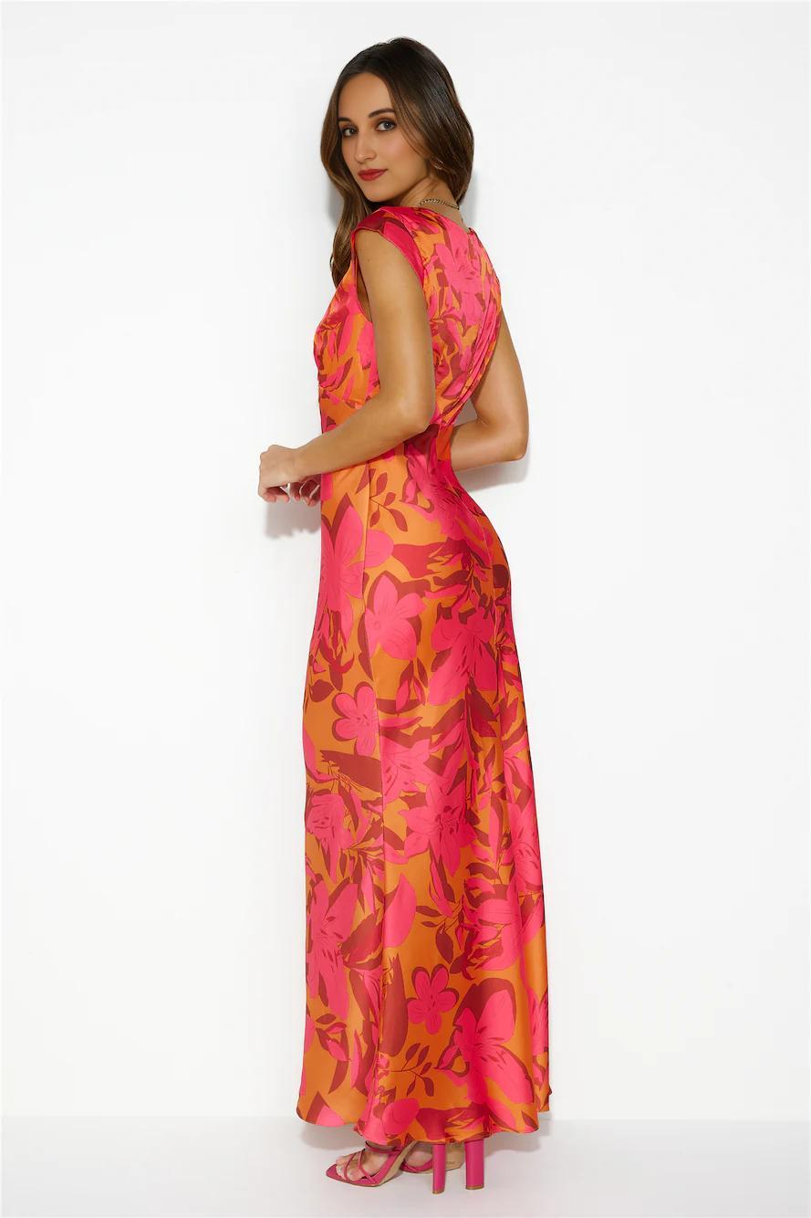 We Have History Maxi Dress Orange